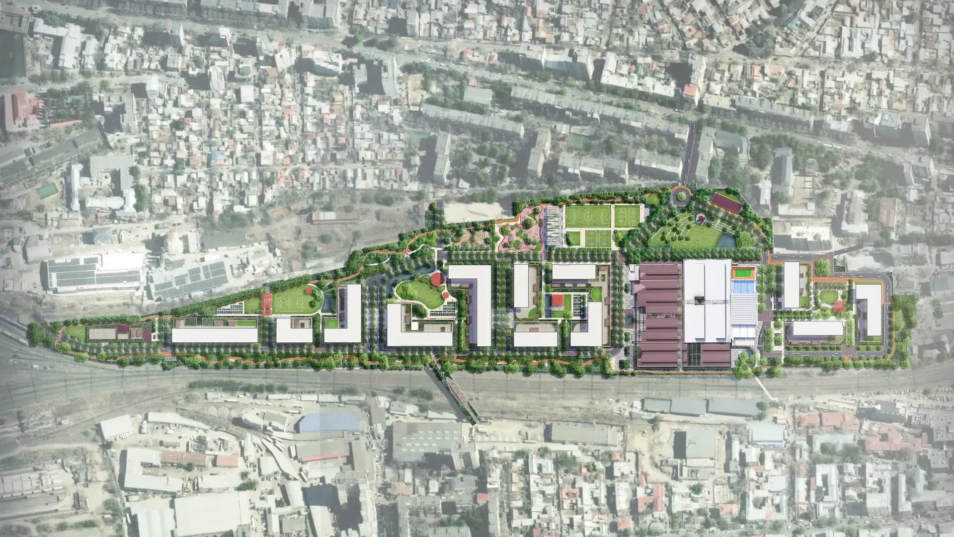Dadiani Locomotive Yard Masterplan — 2
